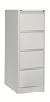 GO STEEL FILING CABINET 4 DRAWERS 460 X 620 X 1321MM SILVER GREY