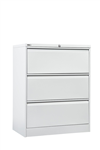 GO LATERAL FILING CABINET 3 DRAWER HEAVY DUTY 1016 X 900 X 473MM WHITE CHINA