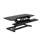 RAPID FLUX ELECTRIC HEIGHT ADJUSTABLE DESK RISER 950 X 415MM BLACK