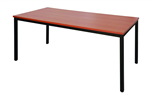 RAPIDLINE STEEL FRAME TABLE 1800 X 900MM CHERRY