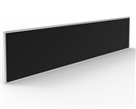 30MM SHUSH30 SCREENS 1800MM W X 495MM H X 30MM T BLACK FABRIC WITH WHITE PC FRAME